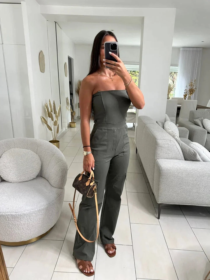 Cargo Jumpsuit Rosé