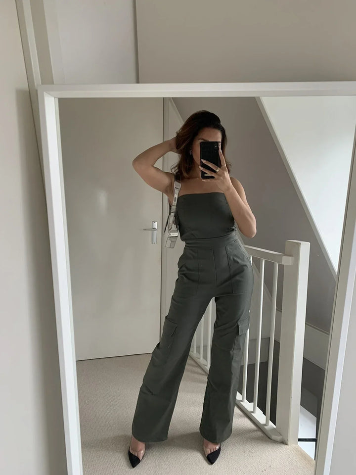 Cargo Jumpsuit Rosé